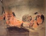 Untitled abstract. Signed by Clifford Fishwick
